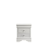 Iphigenia Modern Style 2-Drawer Night stand Made with Wood in White
