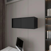 Wenge Floating Cabinet with Sliding Door