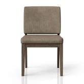 Andromache and Leather Soft Back Chair (Set of Two)