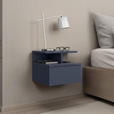 Cosmos Floating Nightstand, With One Drawer And Two Small Below Shelves For Storage or Decor
