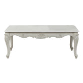 Saturn Traditional Style Coffee Table made with wood in Silver