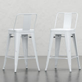 Vertex 24 inch Metal Counter Height Stool (Set of 2)