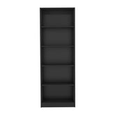 Bookcase 4-Shelves Benzoni, Office, Black
