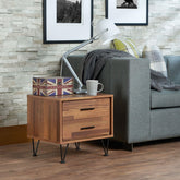 Chronicle Walnut Finish Accent Table