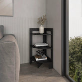 Wenge Corner Shelf with 3 Shelf