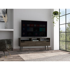 Millennium Haven 2-Drawer 3-Shelf TV Stand Dark Walnut