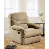 Valhalla Beige Microfiber Motion Recliner