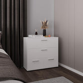 Vista Wide Four Drawer Dresser, Bedroom Storage, White