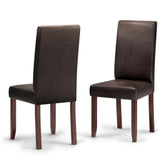 Eternity - Parson Dining Chair (Set of 2) - Distressed Brown