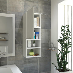 Clytemnestra Rectangle 2-Shelf Medicine Cabinet White