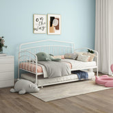 Asteroid Twin Daybed with Twin Trundle, White