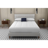 Queen Upholstered Bed With 2 Nightstands