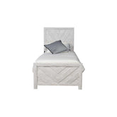 ODYSSEUS Modern Style Twin Bed Made with Wood in Natural
