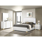 Treasury White 4-piece Queen Bedroom Set
