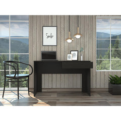 Wenge 1-Drawer Computer Desk