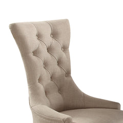 Quasar and Weathered Espresso Tufted Side Chair (Set of 2)