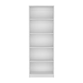 Bookcase 4-Shelves Benzoni, Office, White