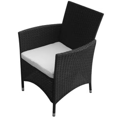 Garden Furniture Set Black