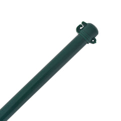Garden Post Set of 10 Green Metal 3.3 ft Durable Garden Post