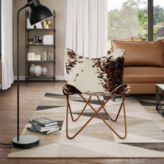 Butterfly Chair Brown and White