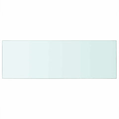 Glass Panel Clear Tempered Glass 27.6 in x 9.8 in Glass Shelf