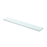 Glass Panel Clear Tempered glass 31.5 x 4.7 in Glass surface