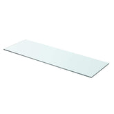 Glass Panel Clear Toughened glass 31.5 in long x 9.8 in wide