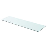 Glass Panel Clear Tempered Glass 35.4 x 9.8 in Durable