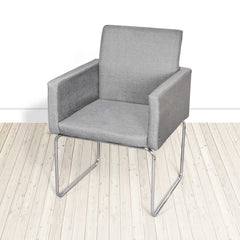 Dining Chairs 2 pcs Gray 58 x 56 x 86 cm fabric