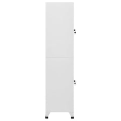 Locker Grey Steel Medium Locker Rectangular Industrial