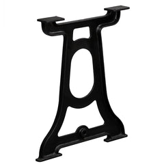 Dining Table Leg Set of 2 Black Cast iron Standard Durable