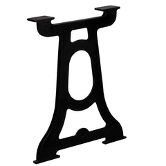 Dining Table Leg Set of 2 Black Cast iron Standard Durable