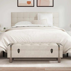 Bostome Acacia Wood Potting Bench with zinc liner and two shelves.