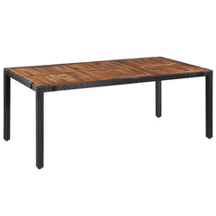 Dining Set Brown and Black
