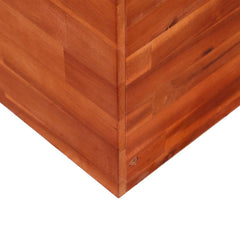 Raised Bed Natural brown Solid Acacia wood Large Durable