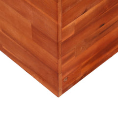 Raised Bed Natural Acacia Acacia Wood 39.4 x 19.7 x 19.7 in