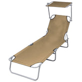 Sunlounger Taupe
