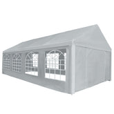 Party Tent Grey Polyethylene, Steel 13.1 x 26.2 ft