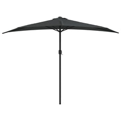 Garden Parasol Anthracite Polyester Fabric 118.1 x 61.0 in