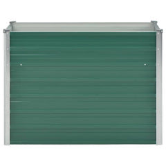 Raised Bed Green Galvanized Steel 39.4 x 15.7 x 30.3 in