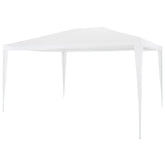 Party Tent White Polyethylene roof and steel frame 9.8x13.1 ft