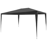 Party Tent Anthracite Polyethylene roof and steel frame