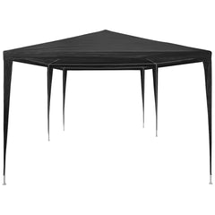 Party Tent Anthracite Polyethylene 10x20 ft Collapsible