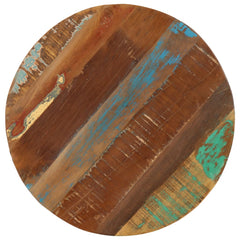 Side Table Varies Solid reclaimed wood, powder-coated cast iron