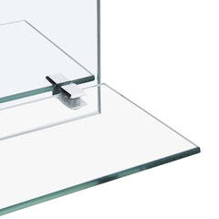 Wall Mirror Transparent Tempered Glass 7.9 x 15.7 in Mirror
