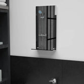Wall Mirror Transparent Tempered Glass 7.9 x 15.7 in Mirror