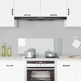 Kitchen Backsplash Transparent 39.4x15.7 Tempered Glass
