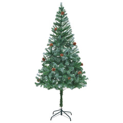Christmas Tree Green with white tips PVC 6 ft Collapsible