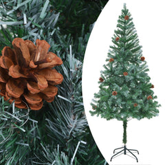 Christmas Tree Green with white tips PVC 6 ft Collapsible