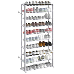 Shoe Rack Grey Polypropylene Compact Light Weight Shoe Rack
